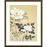 Amazon.co.jp: JHA 絵画 アート額絵 日本の名画 菱田春草「桐に